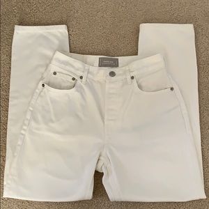 Everlane High-Rise Cheeky Straight Ankle Jean - 26